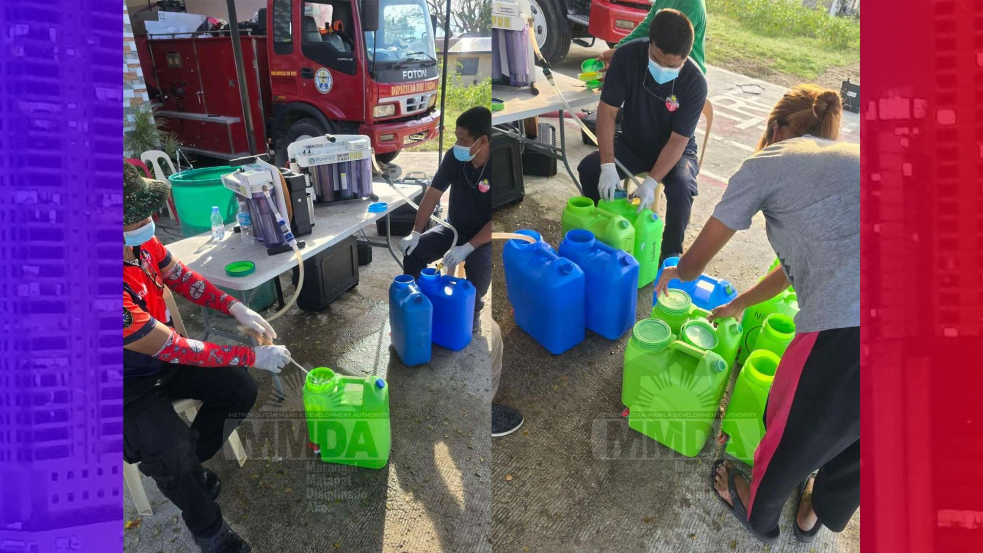 MMDA naghatid ng malinis na inuming-tubig sa Aurora