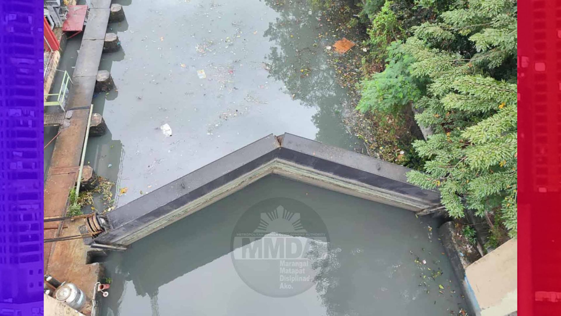 Floodgate sa Paco Pumping Station nawasak