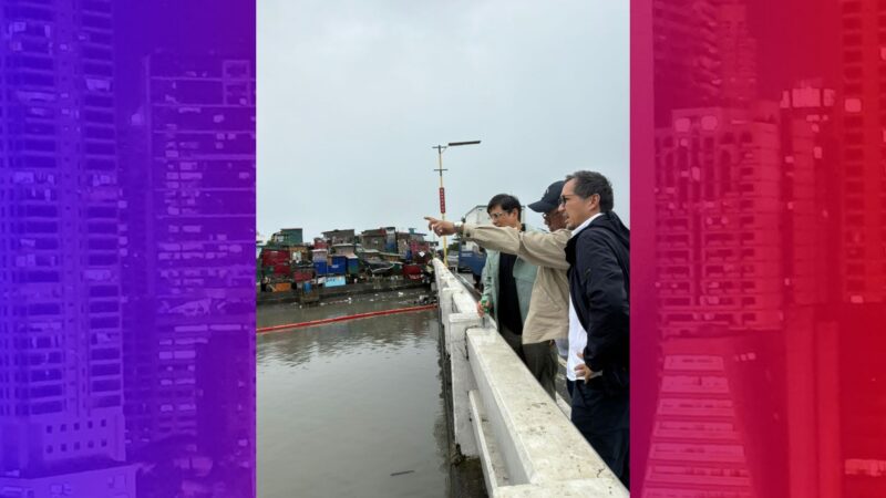 Flood control projects sa Navotas ininspeksyon ni DPWH Sec. Dizon