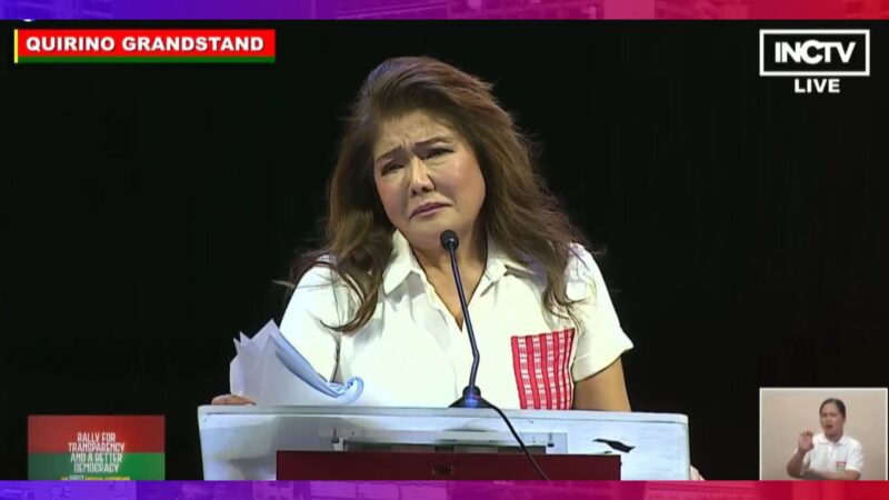 Sen. Imee Marcos ibinunyag ang paggamit ng ilegal na droga ni Pang. Marcos