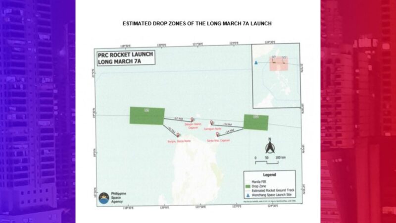 China maglulunsad ng rocket sa Dec. 31; PCG nagbabala