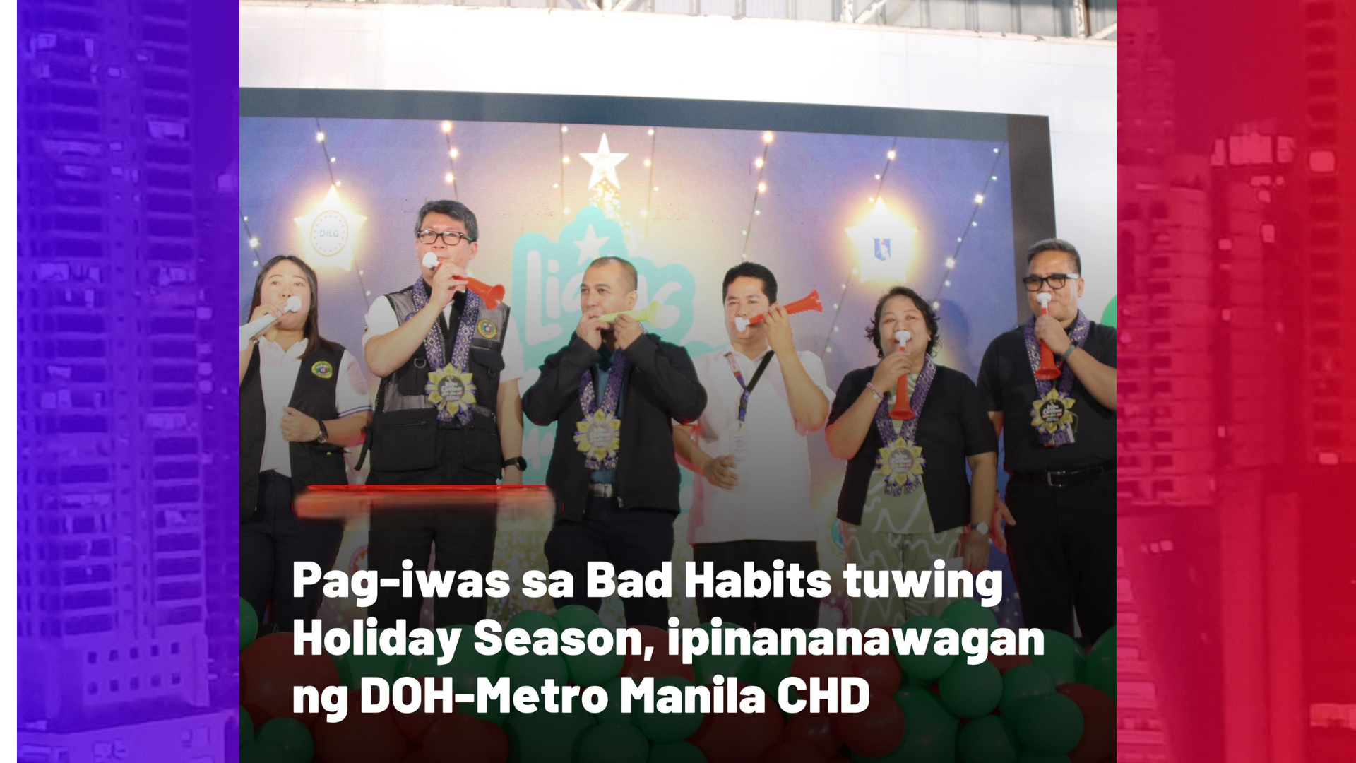 Publiko pinaiiwas sa bad habits kapag holiday season