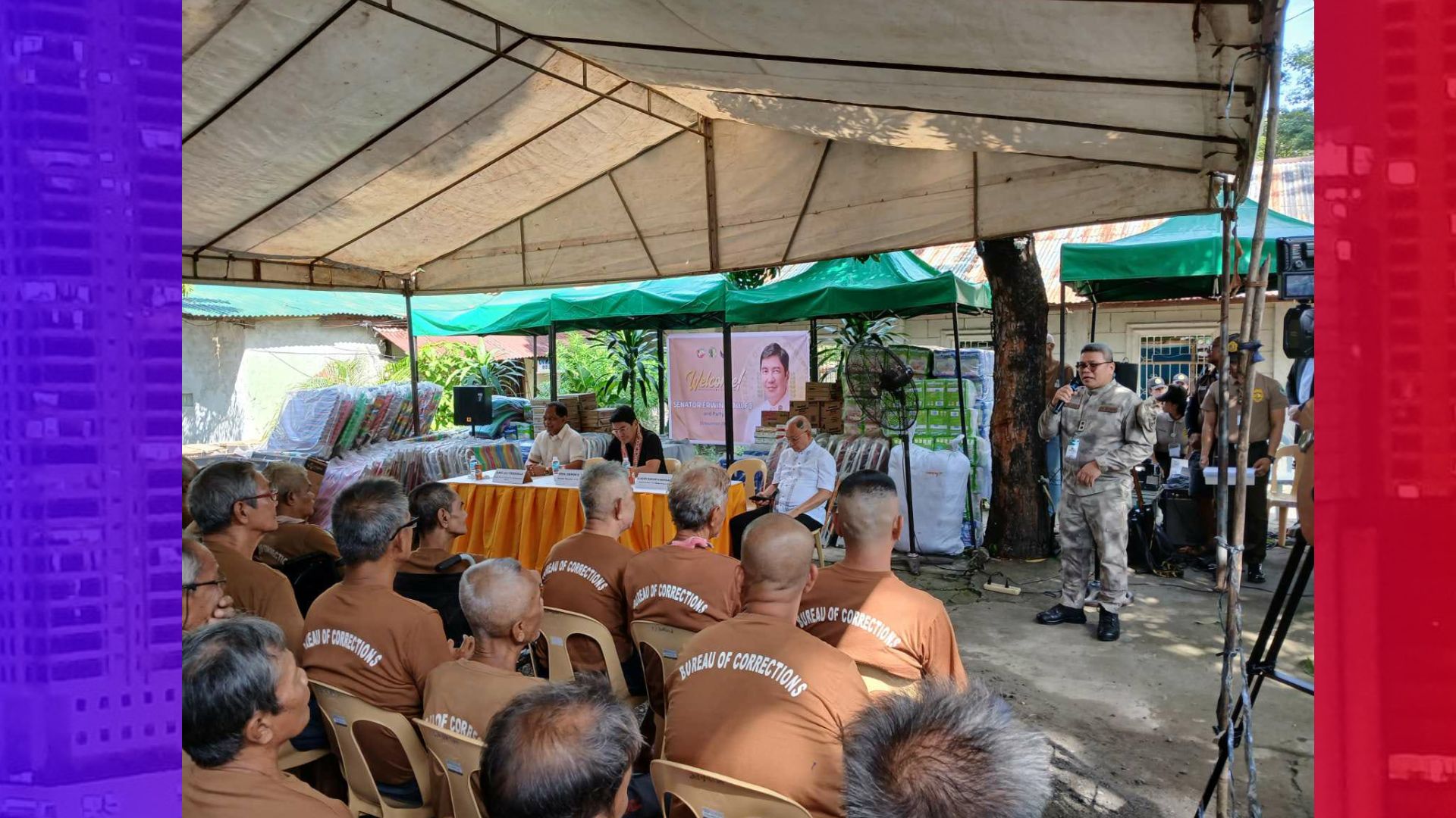 PDLs na senior at may sakit sa Bilibid nakatanggap ng tulong kay Sen Erwin Tulfo