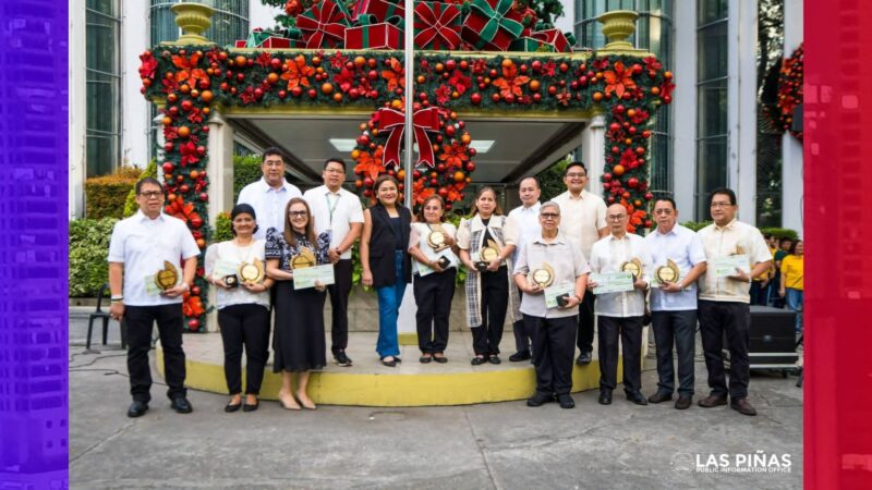 9 empleyado ng Las Piñas City kinilala at pinarangalan sa 40-years na serbisyo