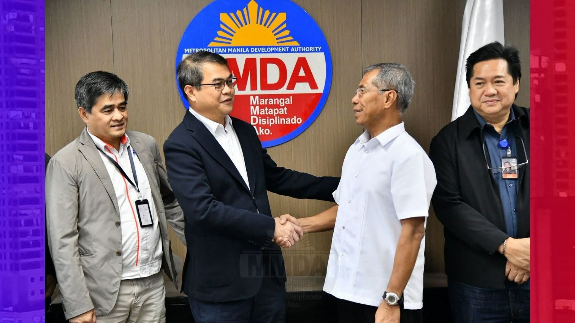 Mga opisyal ng MMDA at Meralco nagpulong