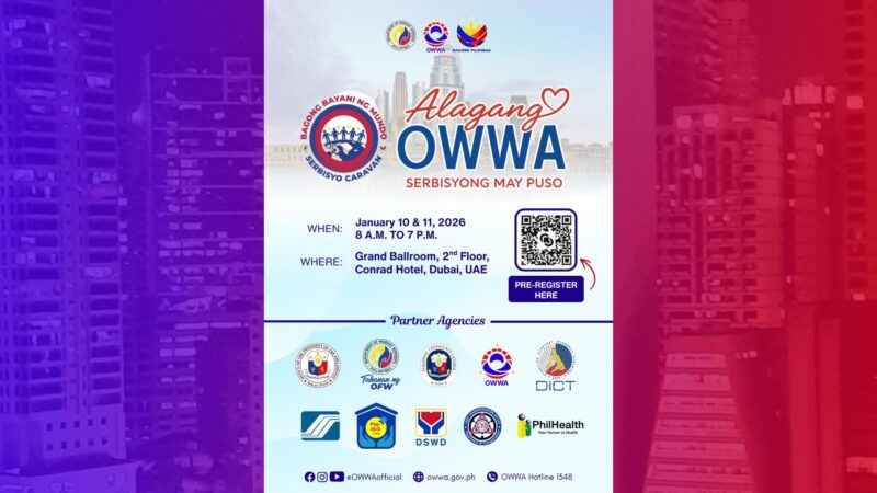 Serbisyo Caravan ng OWWA idaraos sa Dubai