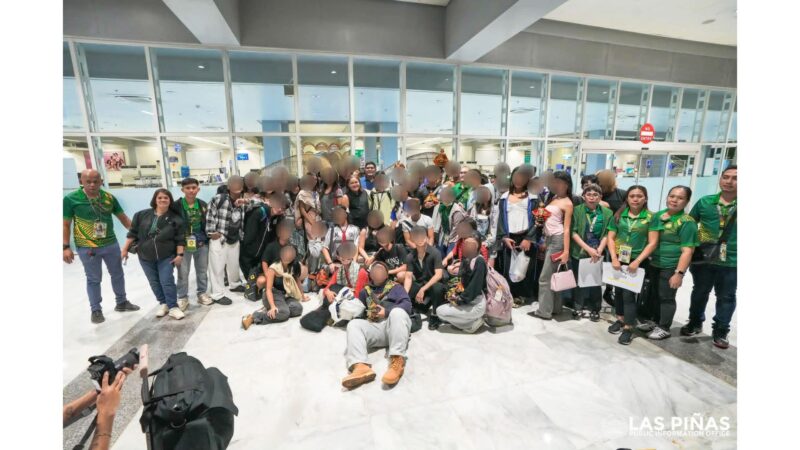 Na-stranded na Sinulog participants nakauwi na ng Las Piñas