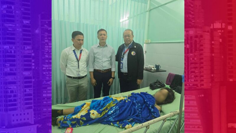 Medical repatriation ng OFW na naka-confine sa Cambodia ipoproseso ng DMW