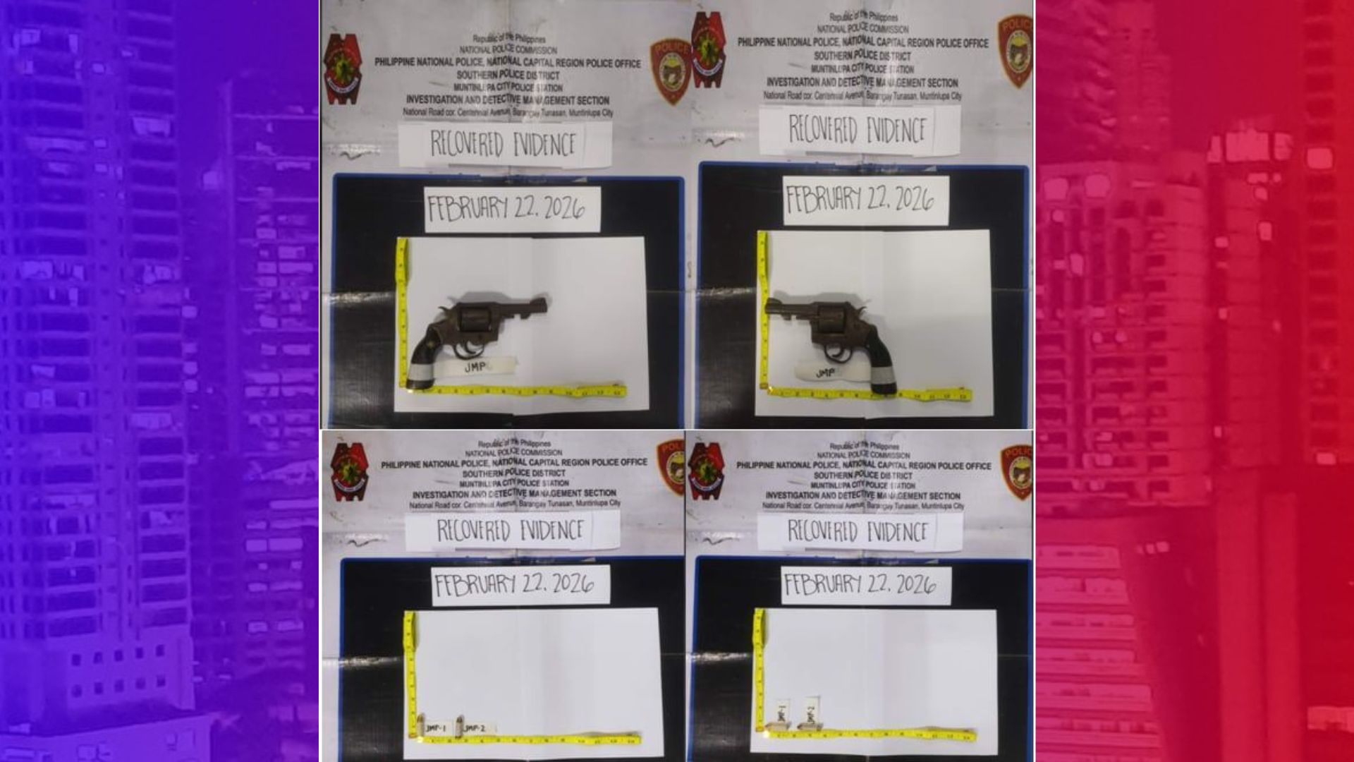 Lalaki timbog sa baril sa Muntinlupa City