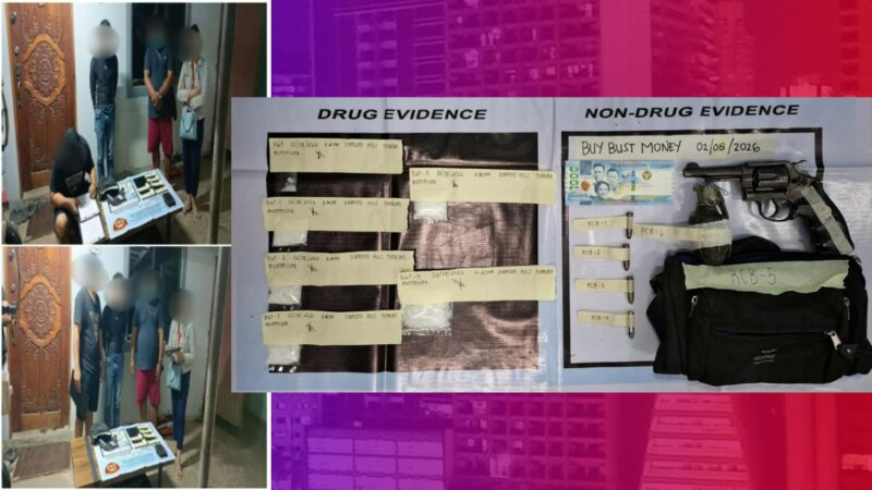 HVI arestado sa Muntinlupa buy-bust; shabu, baril, at granada nakumpiska