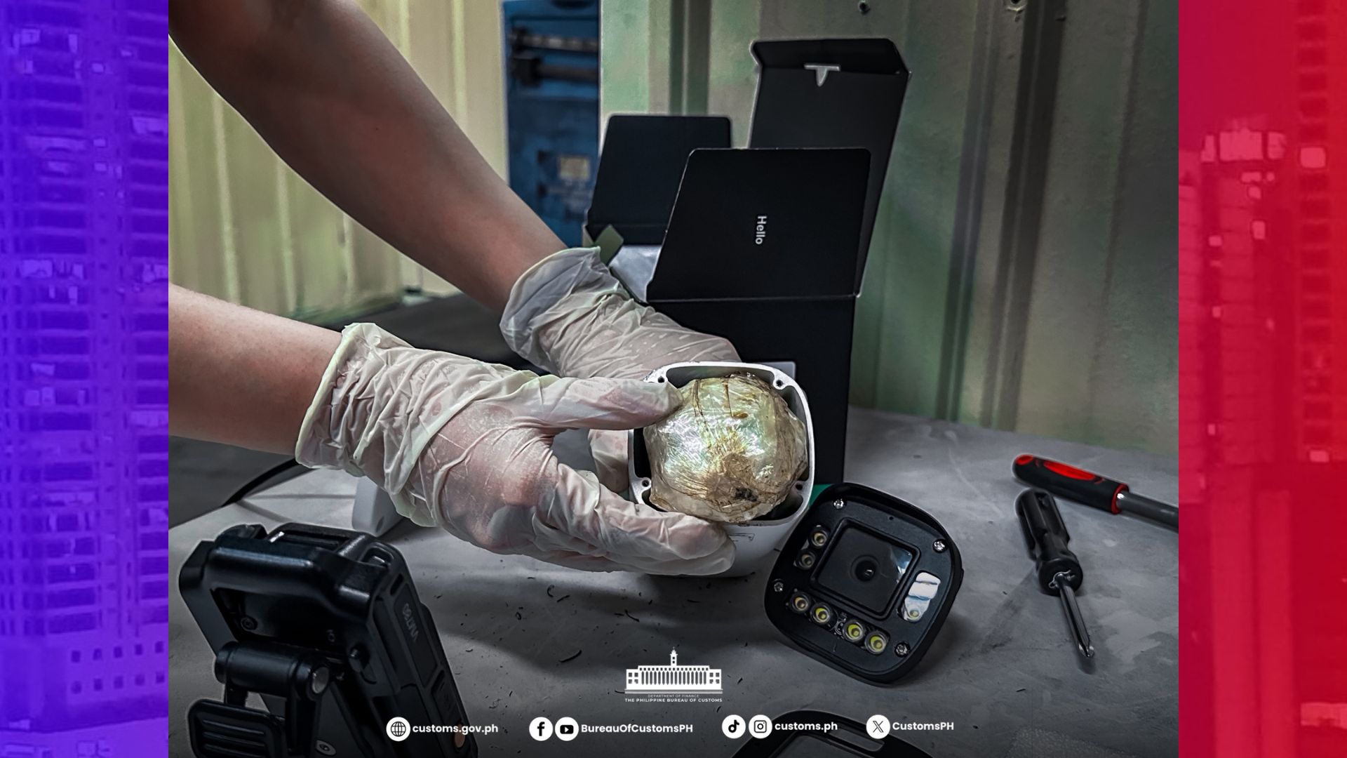 Shabu nadiskubre sa 2 abandonadong packages sa warehouse sa NAIA Complex