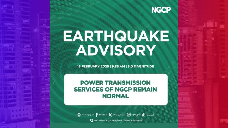Serbisyo ng kuryente sa Ilocos Sur normal sa kabila ng naitalang pagyanig