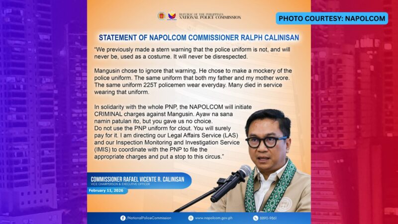 NAPOLCOM magsasampa din ng kaso laban sa vlogger na si Norman Mangusin