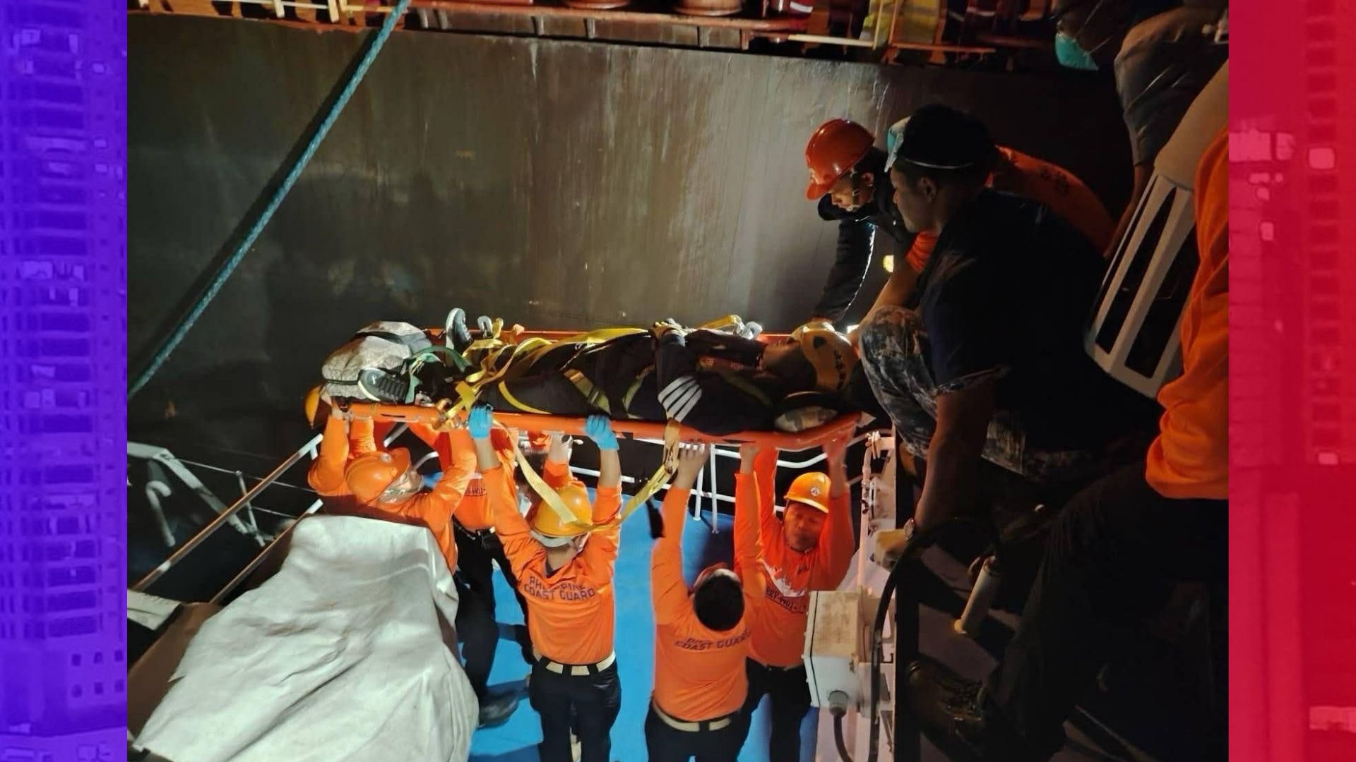 PCG nagsagawa ng Medevac sa Chinese crew ng isang barko