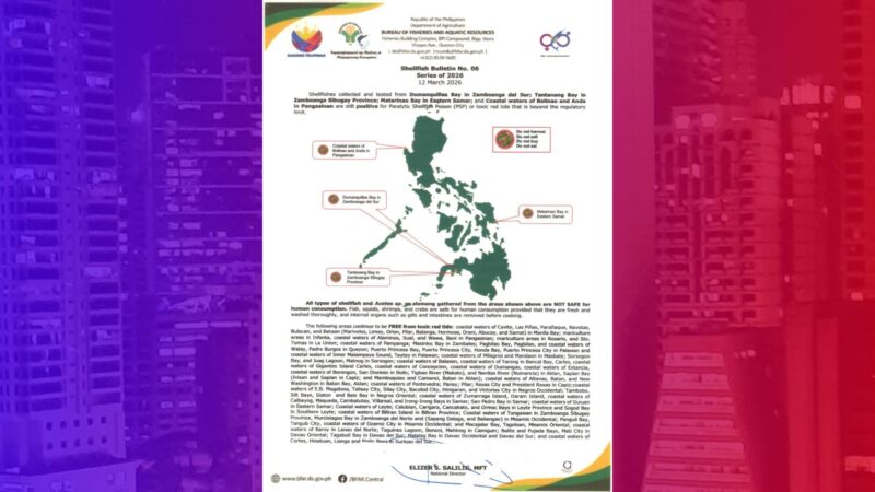 Baybayin ng Zamboanga, Eastern Samar at Pangasinan positibo