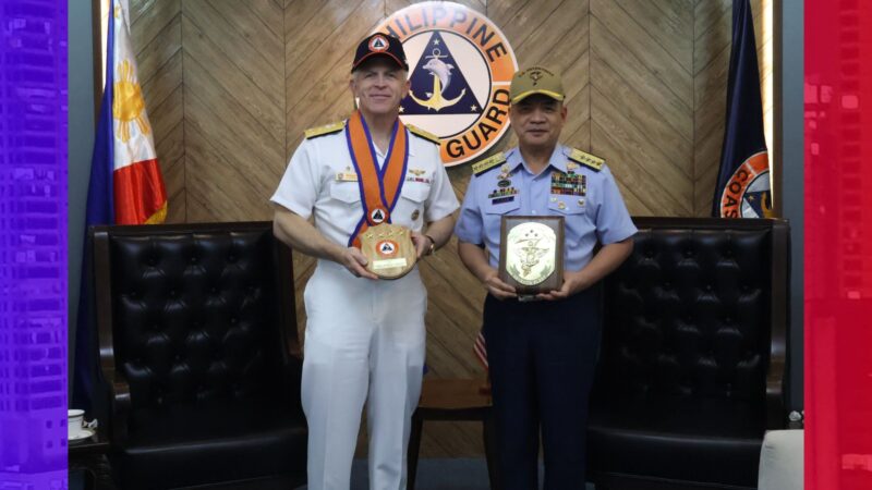 Commander ng US Navy 7th Fleet nag-courtesy call sa PH Coast Guard