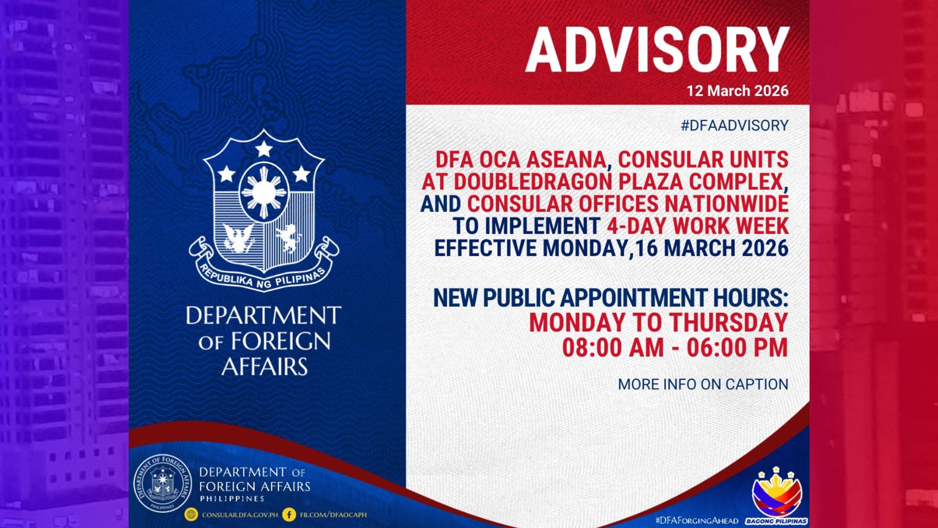 DFA hindi muna tatanggap ng passport processing kapag Biyernes