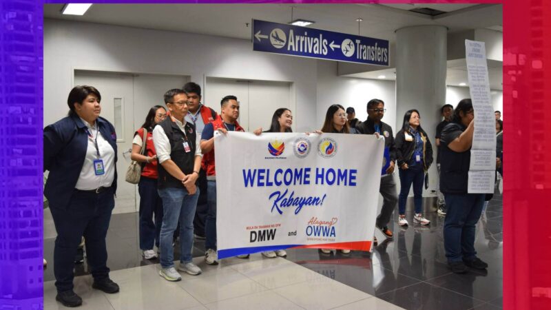 90 pang OFWs mula sa UAE, nakauwi na sa bansa