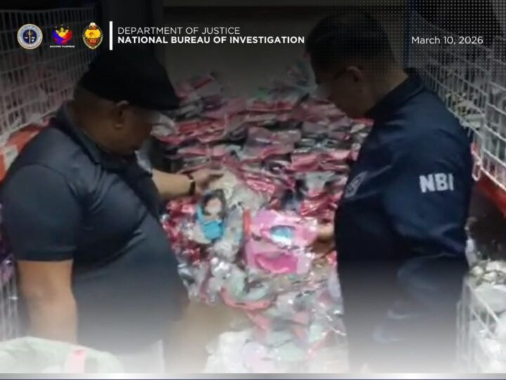 P15.6M na halaga ng pekeng tsinelas nasabat ng NBI sa Pasay
