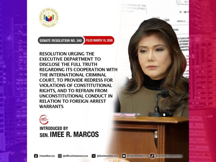 Sabwatan ng PH Gov’t. at ICC para maaresto si FPRRD pinasisiyasat sa senado