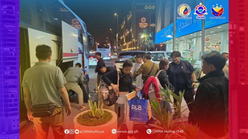 Mga Pinoy galing Riyadh iuuwi sa bansa sa Lunes