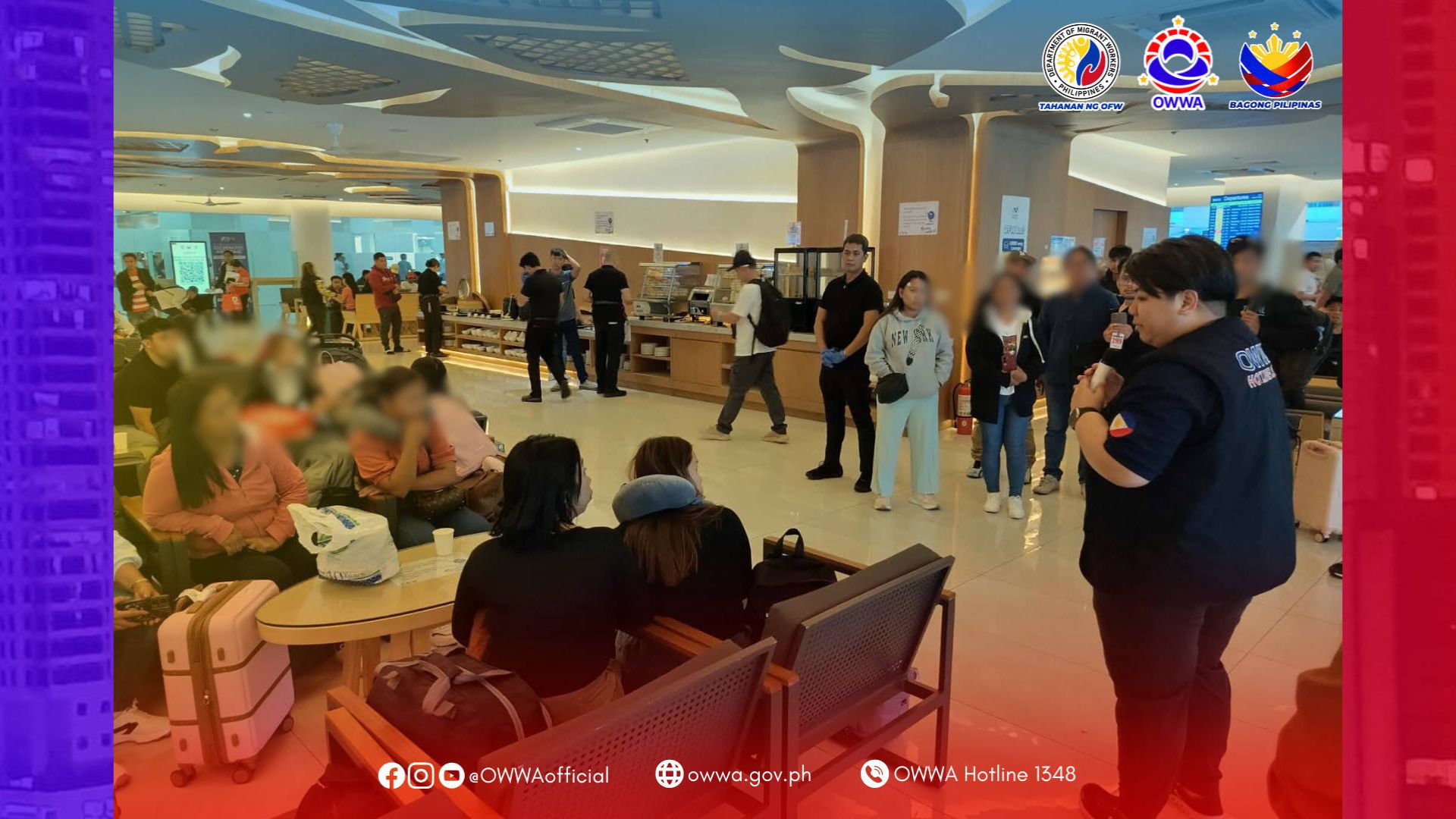 Higit 100 stranded na OFWs tinutulungan ng DMW