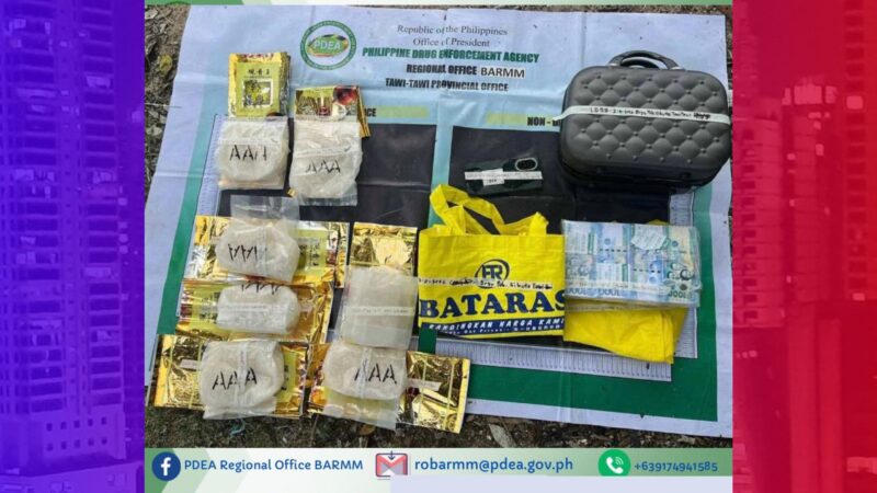 Halos P50M na halaga ng shabu nakumpiska sa Tawi-Tawi