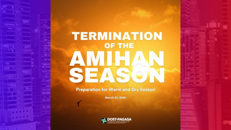 Pagsisimula ng panahon ng tag-init idineklara na ng PAGASA