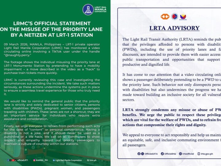 Pag-abuso sa priority lane sa LRT-1 iniimbestigahan na