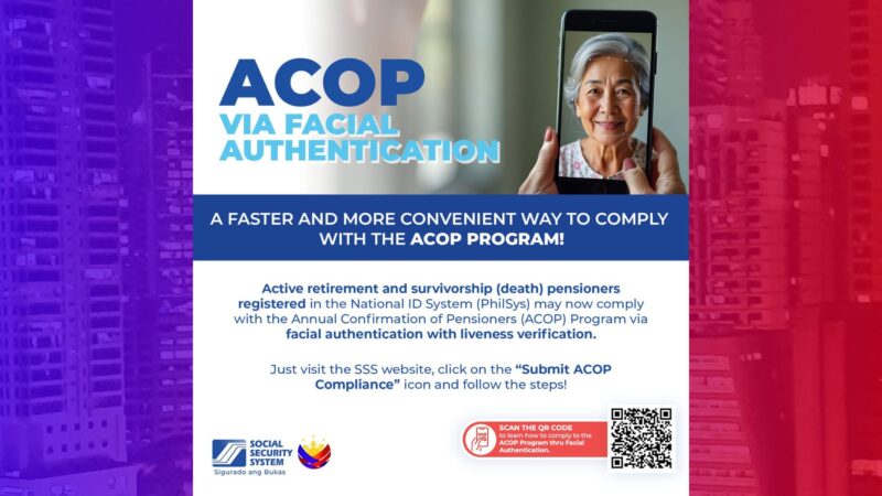 Annual Confirmation ng pensioners na may National ID mas pinasimple ng SSS