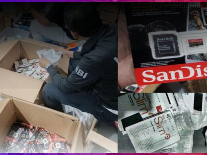 P31M na halaga ng mga pekeng data storage device nakumpiska sa Maynila