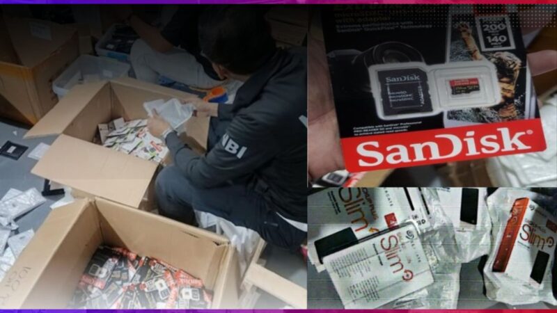 P31M na halaga ng mga pekeng data storage device nakumpiska sa Maynila