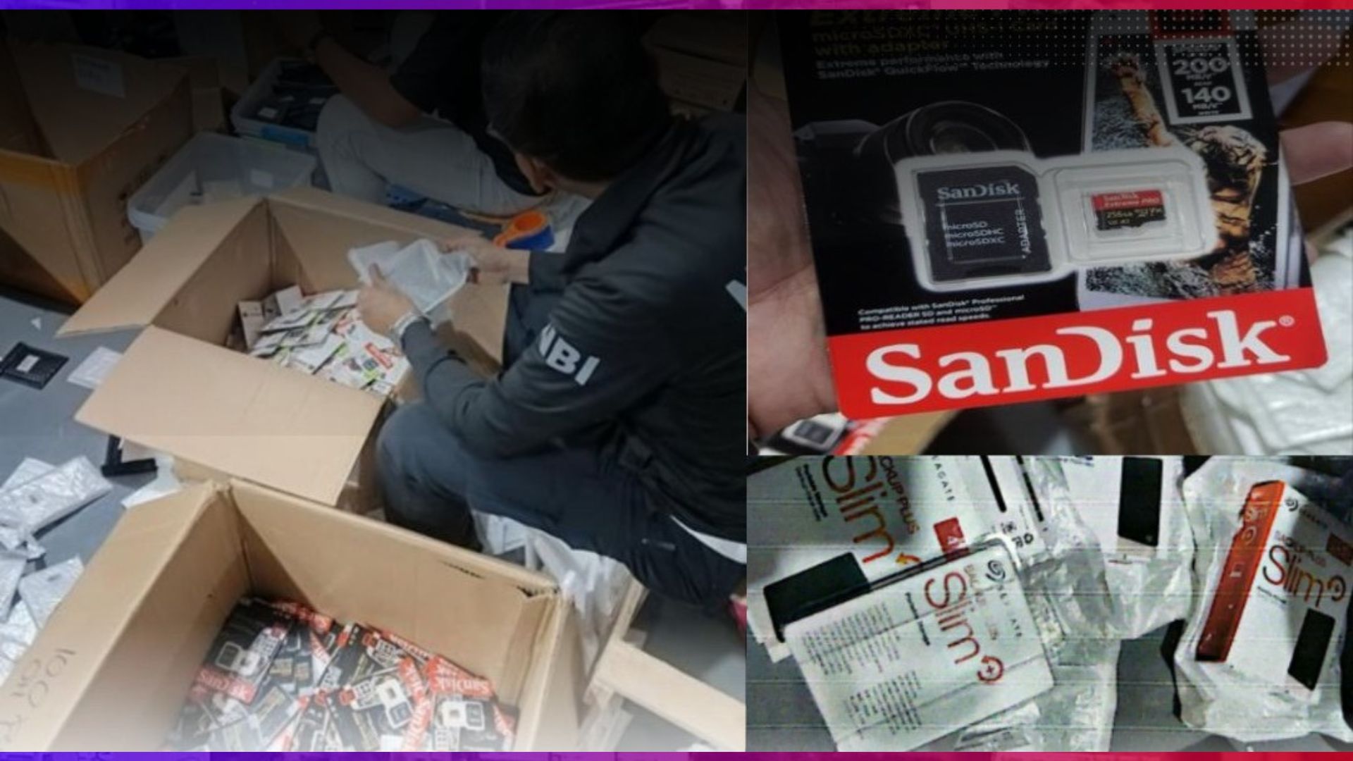 P31M na halaga ng mga pekeng data storage device nakumpiska sa Maynila