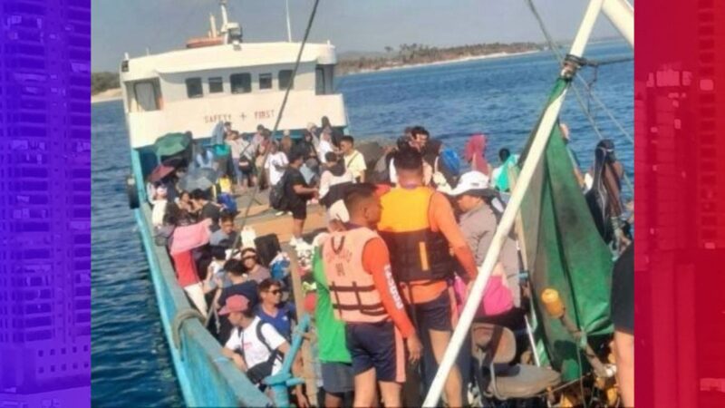 170 na sakay ng sumadsad na barko sa Mindoro, ligtas ayon sa PCG