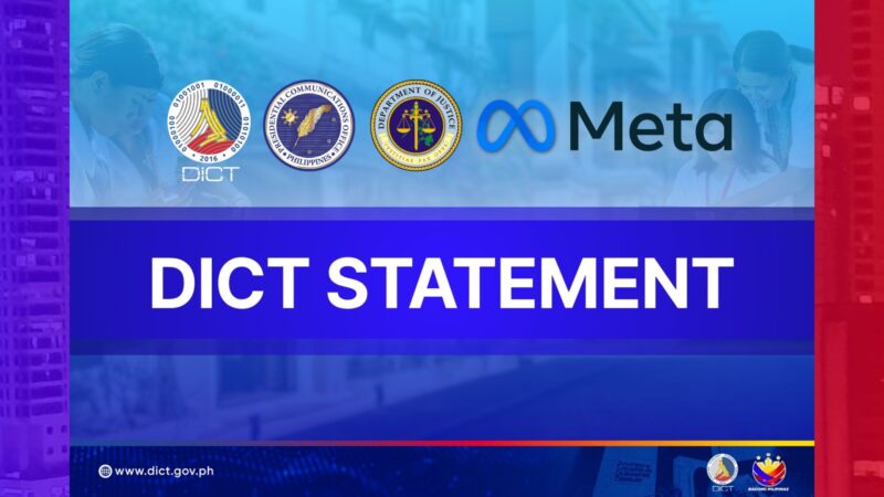 DICT bitin sa sagot ng META sa isyu ng paglaganap ng misinformation