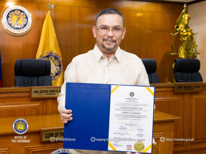 Bagong kinatawan ng 1-Tahanan Party-list naiproklama na