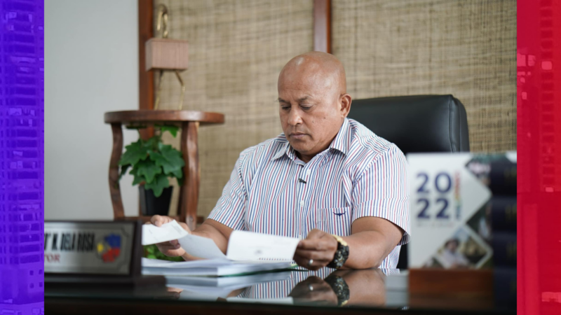 Sen. Dela Rosa nagpakita sa senado