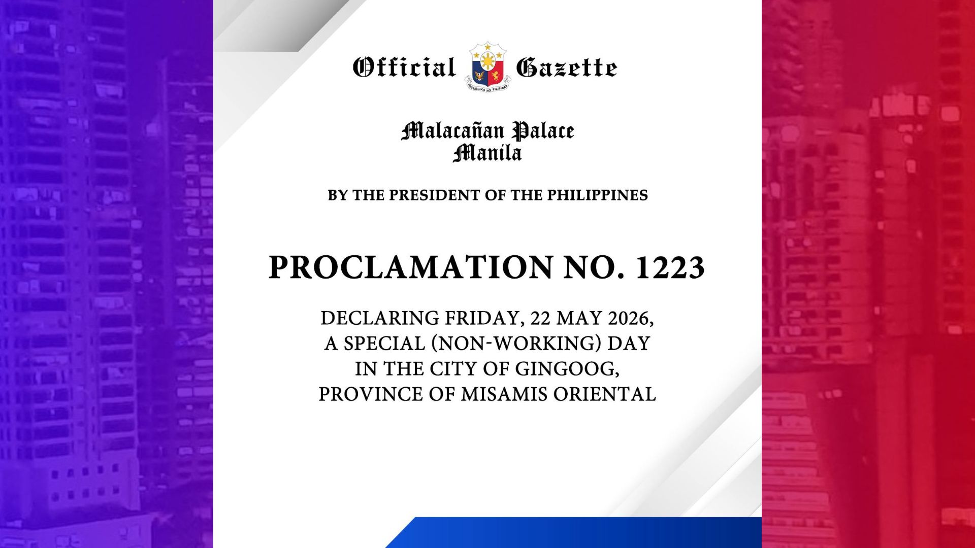 Special non-working days idineklara sa ilang lugar sa Cebu para sa ASEAN Summit