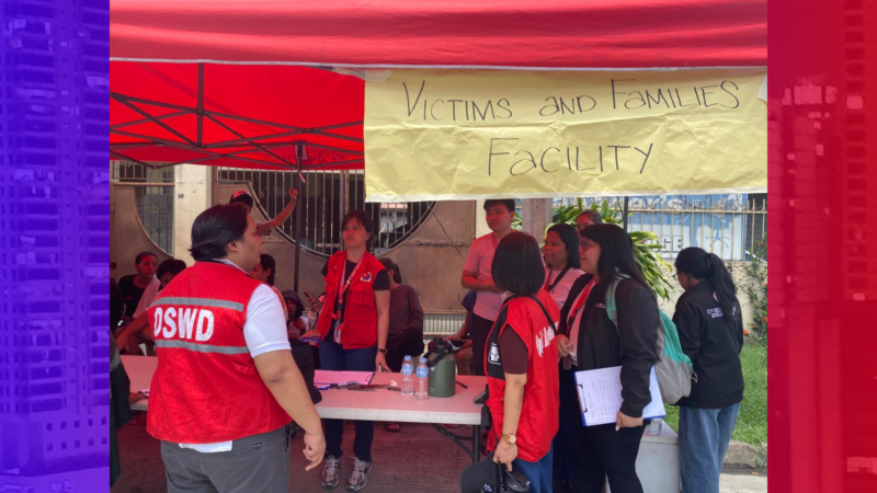 DSWD bibigyan ng psychosocial support ang mga apektado ng gumuhong gusali sa Pampanga