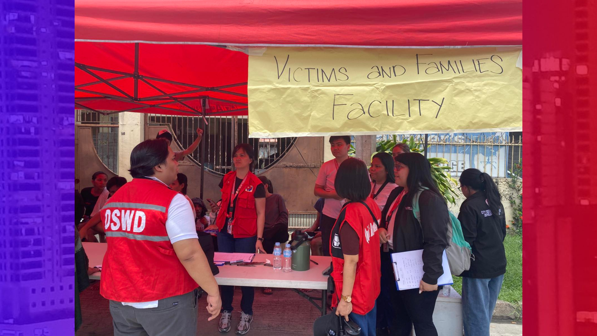 DSWD bibigyan ng psychosocial support ang mga apektado ng gumuhong gusali sa Pampanga