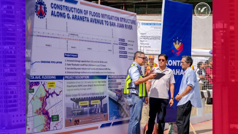 Drainage improvement sa Araneta Ave. sa QC tatapusin ngayong buwan