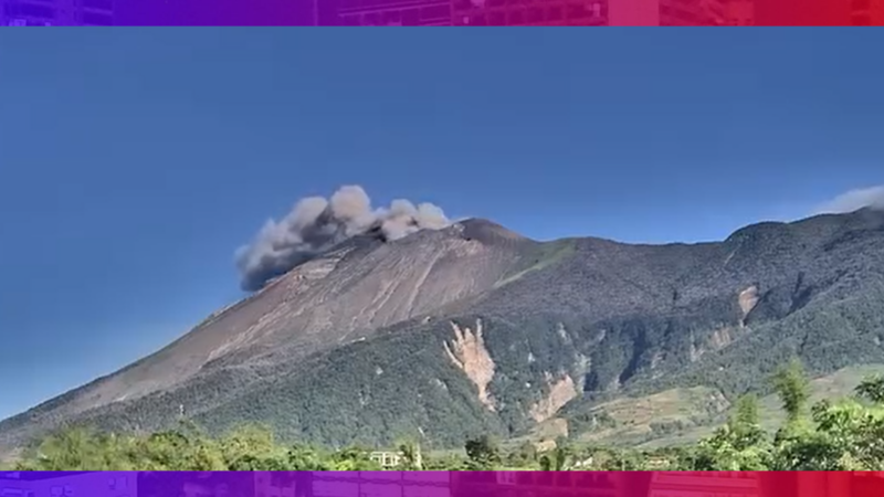 Mt. Kanlaon muling nagbuga ng abo