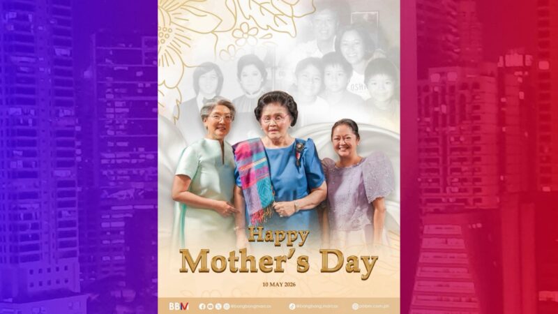 Sen. Imee hindi kasama sa Mother’s Day Greetings ni PBBM