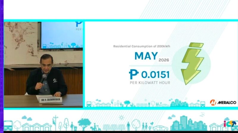 Singil sa kuryente ng Meralco may karampot na bawas ngayong buwan