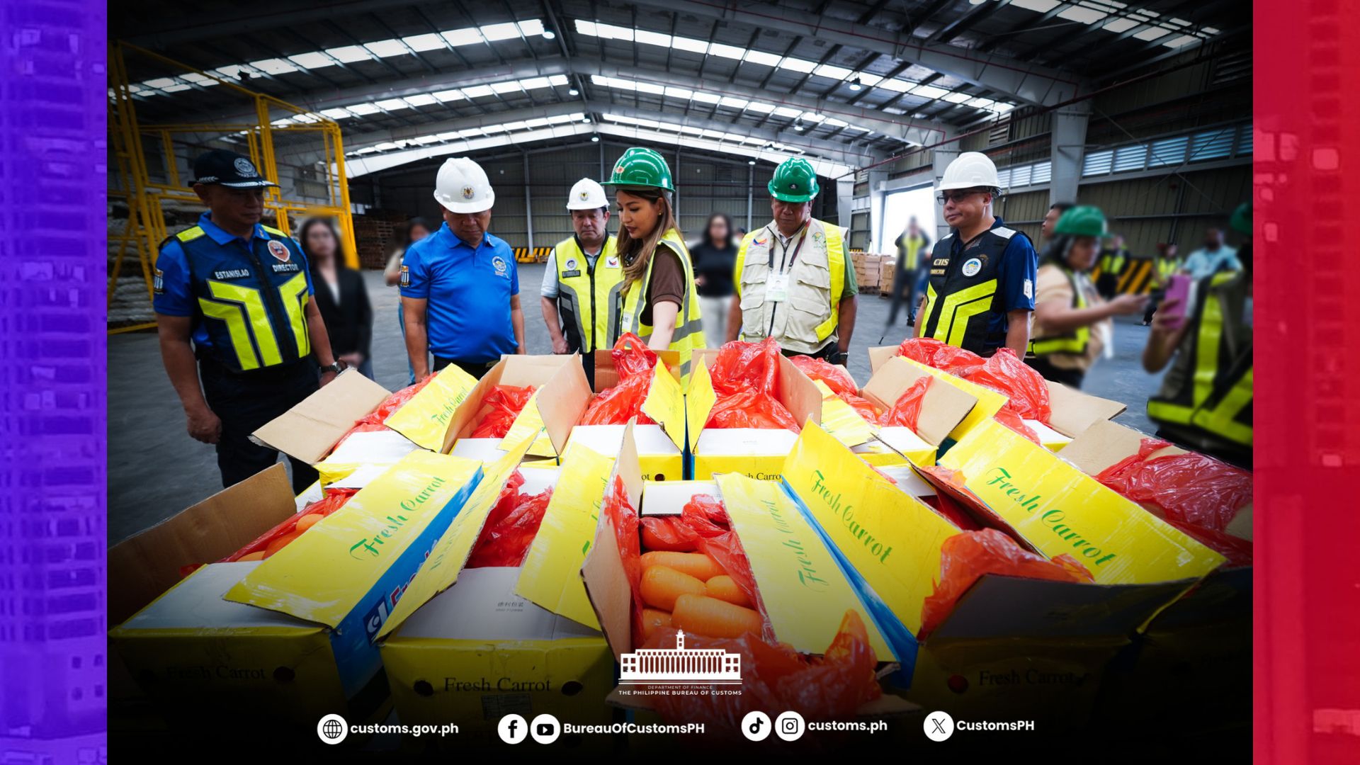 P7.7M smuggled agri products nakumpiska ng Customs