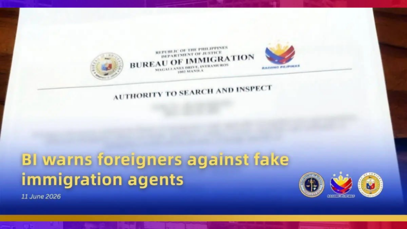 Mga dayuhan binalaan sa mga pekeng BI agents