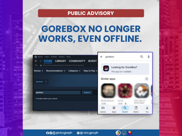 Gorebox tuluyan nang tinanggal ng Google