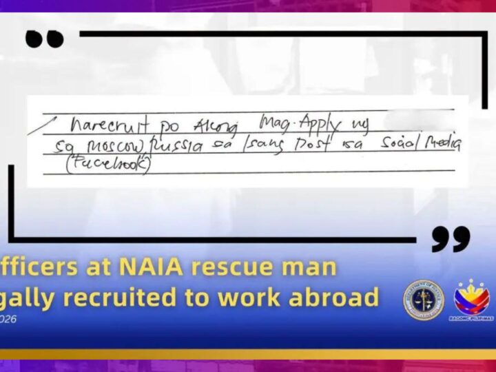 Pinoy na biktima ng illegal recruitment hinarang sa NAIA