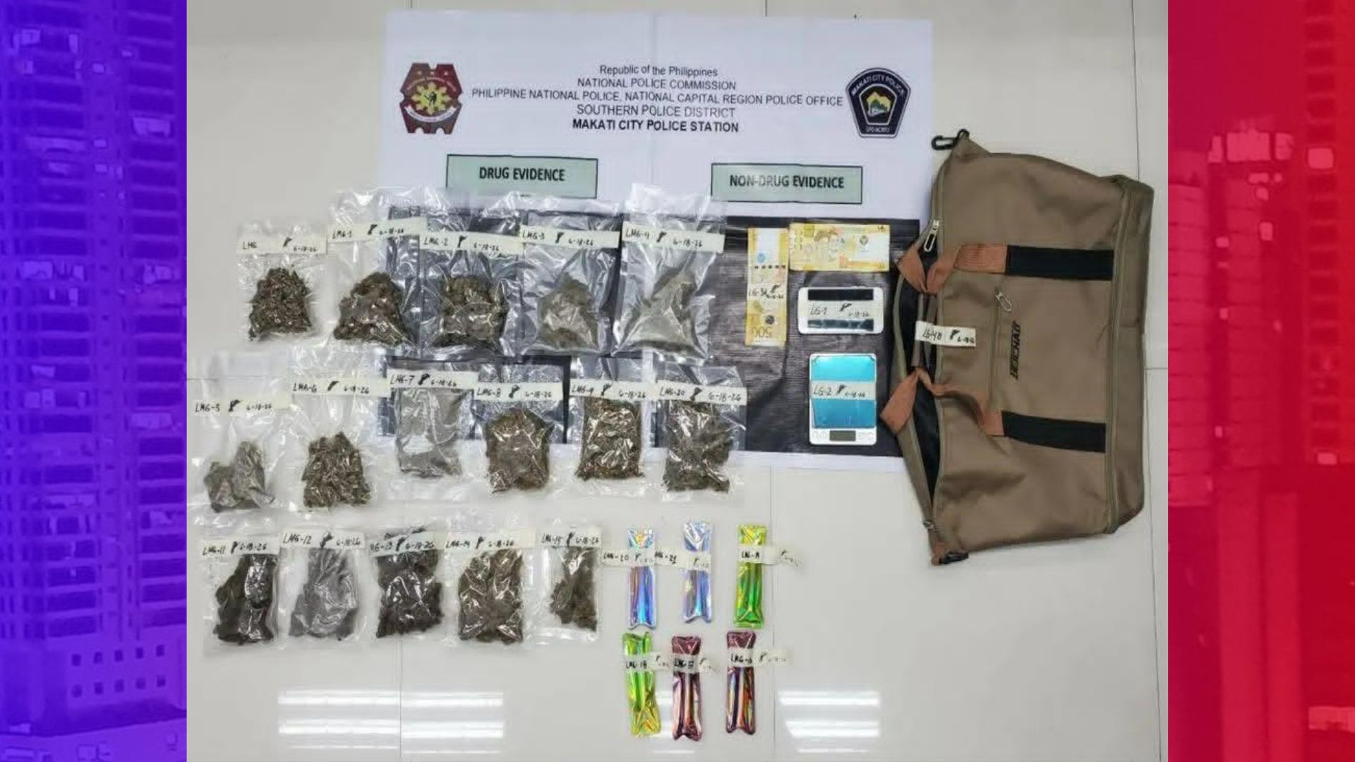 ₱768K halaga ng marijuana nasabat sa Makati