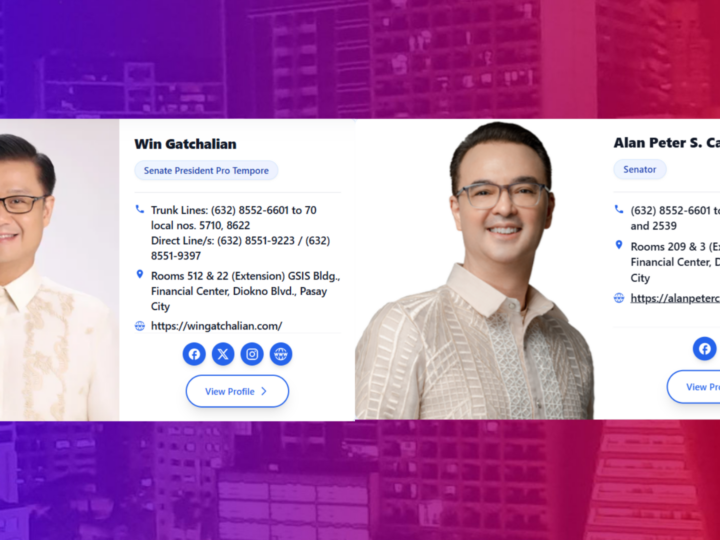 Cayetano hindi na kinilalang SP sa website ng Senado
